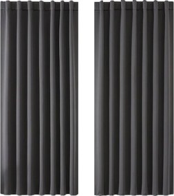 Joydeco alagút sötétítő függöny 132 x 137 cm 2 db Szürke
