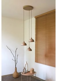 Duolla - Zsinóros csillár IRONLINE 3xE27/15W/230V bézs