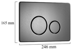 Roya Milos BLM 81GRE falba építhető WC tartály szett