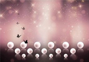 Fotótapéta Csillogó pillangók bokeh vinyl hatással 208x146 +ragasztó