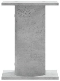 2 db betonszürke szerelt fa növénytartó állvány 30 x 30 x 40 cm