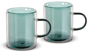 Lamart LT9122 2 részes Tea Vaso pohárkészlet, 350ml, zöld