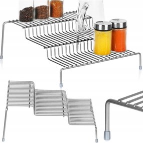 Konyhai polc fém asztallap polc szekrény emeletes állvány rendszerező