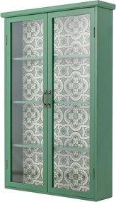 Zöld jegenyefenyő függő tálalószekrény 81x122x22 cm Hazem – Bloomingville