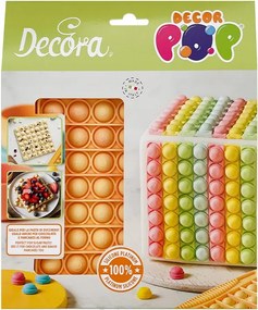 Decor Pop Négyzet Alakú Szilikon Forma