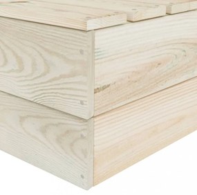 5 részes impregnált lucfenyő kerti raklap-bútorgarnitúra