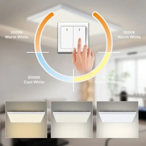 Brilagi - LED fürdőszobai mennyezeti lámpa FRAME LED/96W/230V 120x60 cm IP44 fehér