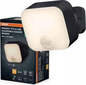Kerti fali lámpa Led alkonyati mozgásérzékelő 3W 3000K IP54 Endura Osram