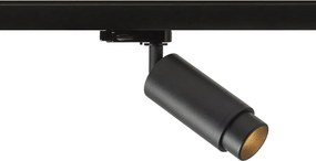 RENDL OPTIMUS 2 háromáramkörös sínre fekete 230V LED GU10 9W 25 65°
