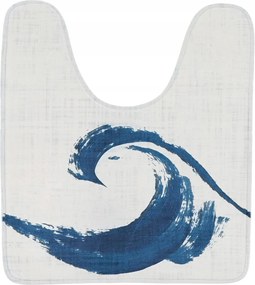 Csúszásgátló szőnyeg Wc alá kivágással Fürdőszobaszőnyeg 45x50