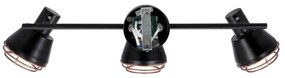 Spotlámpa NERIA 3xE14/40W/230V fekete/réz