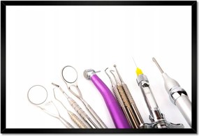 Poszterek keretben 60x40 Fogászati eszközök