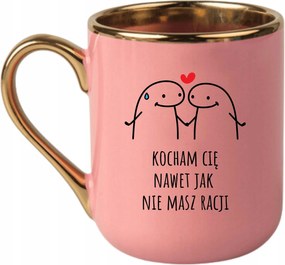 Bögre Elegáns Rózsaszín Arany Rant Vicces Ajándék Szeretlek