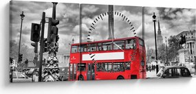 Kép - Trafalgar tér (órával) (90x30 cm)
