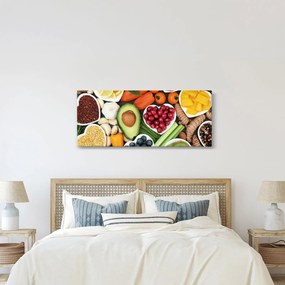 Kép - Egészséges ételek (120x50 cm)