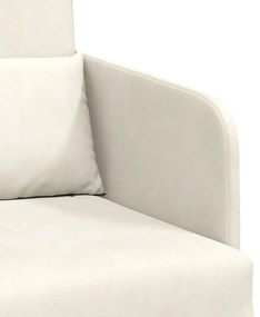 Földi Kanapéágy 2 az 1-ben Krém 65x80x83 cm Velvet