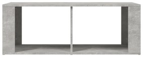 Betonszürke szerelt fa dohányzóasztal 100x50x36 cm