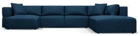 Kék sarokkanapé (jobb oldali-"U" alakú) Esther – Milo Casa