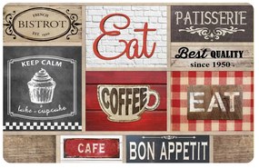 Tányéralátét 28.5x44 cm Coffee shop – douceur d'intérieur