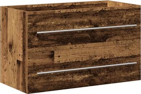vidaXL antik fa színű szerelt fa mosdószekrény 80x38,5x48 cm