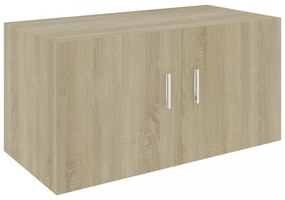 sonoma tölgy szerelt fa falra szerelhető szekrény 80x39x40 cm