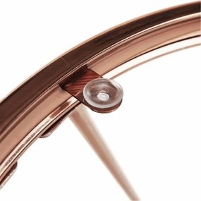 VALERO kisasztal rose gold rózsaszín/fekete