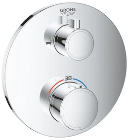 Kád csaptelep Grohe Grohtherm vakolat alatti rész nélkül króm 24077000