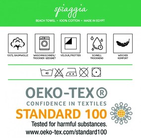 Flamingo Gold Fekete strandtörölköző