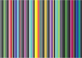 Fotótapéta Absztrakt Színes csíkok 350x250 Modern design +ragasztó