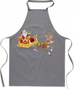 Konyhai Kötény Mikulás Rénszarvas Mikulás Ajándék Divatos