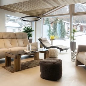 LED Csillár zsinóron GALAXIA LED/26W/230V fekete