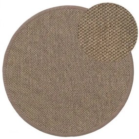 Szizál szőnyeg Greta Grey o 250 cm kör alakú