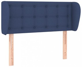 kék szövet fejtámla 103x23x78/88 cm