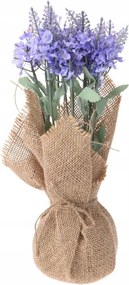 Mesterséges Virágok juta cserépben Dekoratív Növény