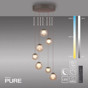 Paul Neuhaus modern függeszték pure popup barna pln2587-97