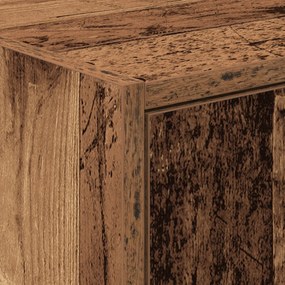 mosdó szekrény Régi fa 63x29x55 cm Mérnöki fa