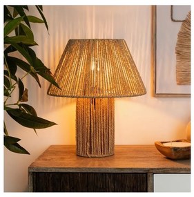 Atmosphera - Asztali lámpa ADRIA 1xE27/40W/230V juta