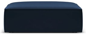 Sötétkék bársony lábtartó Vanda – Mazzini Sofas