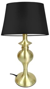 Fekete-aranyszínű asztali lámpa (magasság 40 cm) Prima Gold – Candellux Lighting