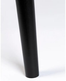 Kerek étkezőasztal tölgyfa dekoros asztallappal ø 100 cm Fabio – White Label