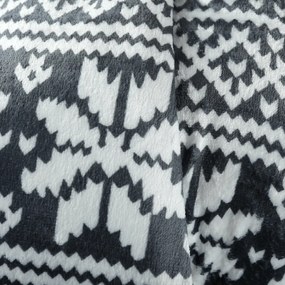 Kétoldalas bárány takaró, téli motívum, 150x200, MALENA