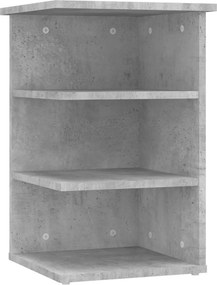 vidaXL betonszürke szerelt fa kisszekrény 35 x 35 x 55 cm