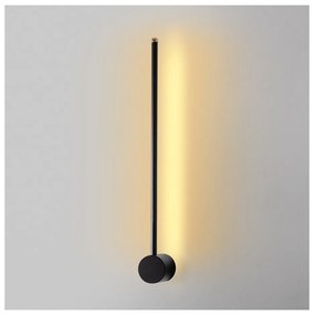 Fekete LED fali lámpa ø 7 cm Sword – Opviq lights