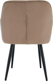 Fotel, világosbarna/fekete, VERIO