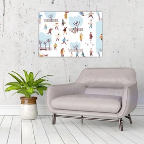 Kép - Boldog telet (70x50 cm)