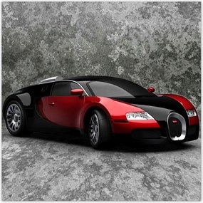 Poszter 70x70 Bugatti Veyron Piros