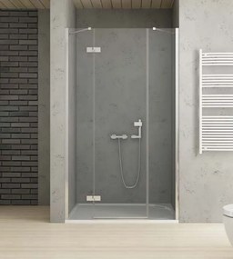 New Trendy Reflexa zuhanyajtók 110 cm dönthető króm fényes/átlátszó üveg EXK-5076