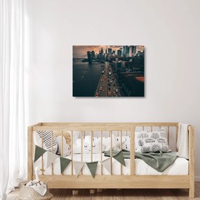 Manhattan képe (üvegen) (70x50 cm)