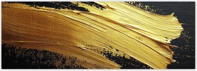 Fotótapéták 624x219 Arany csillogás ecsettel