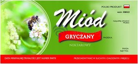 Hajdina mézcímke EM022 kicsi